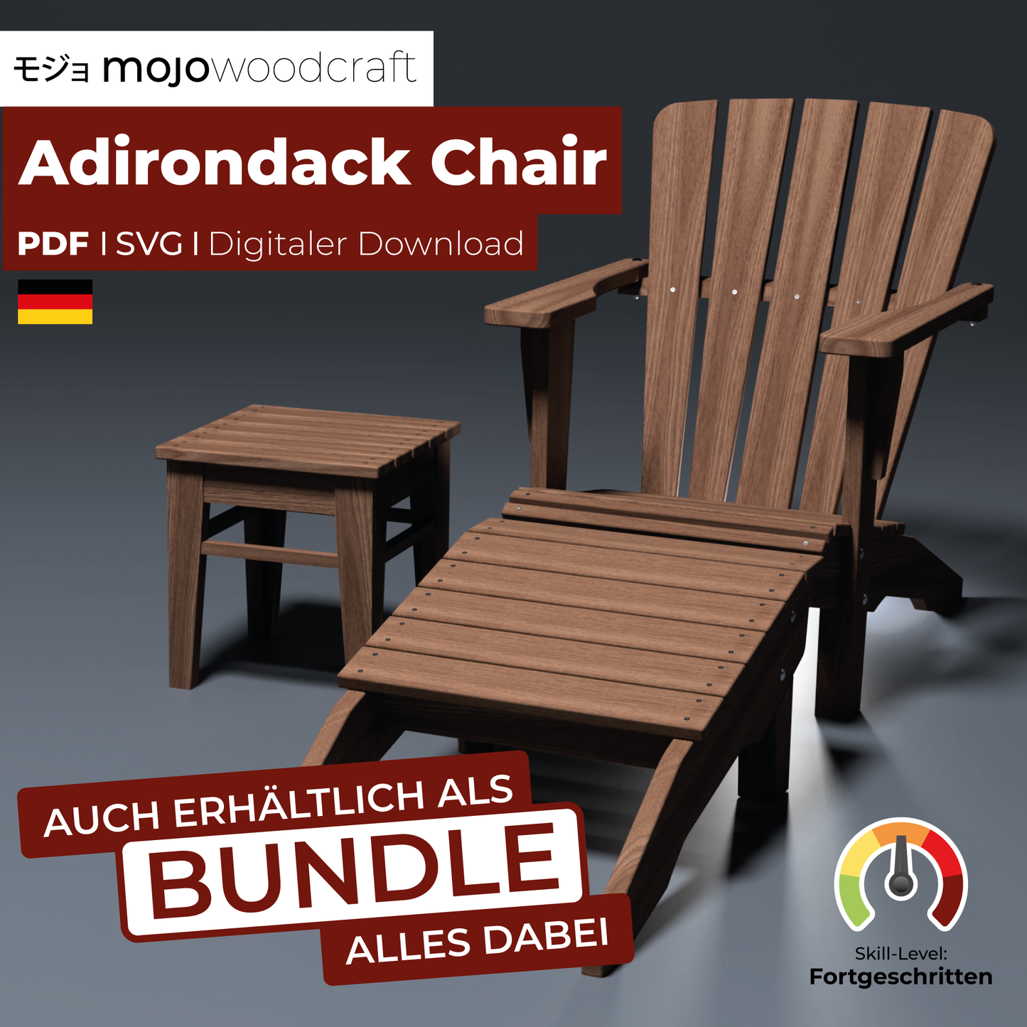 Beistelltisch für Adirondack Chair / Gartenmöbel | DIY Bauanleitung DEUTSCH
